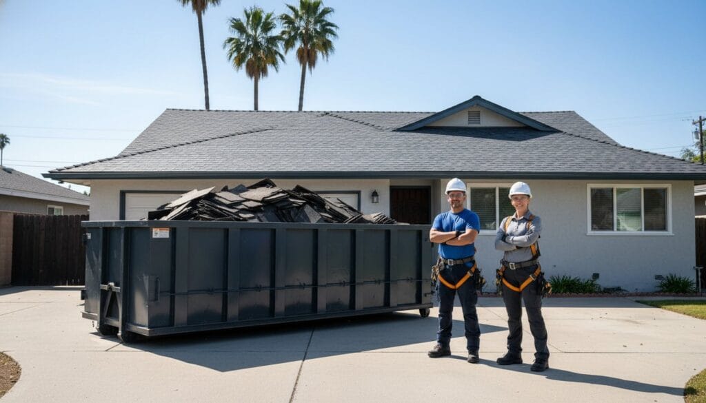 Roofing Dumpster Rental Los Angeles: The 2026 Guide to Sizes and Weight