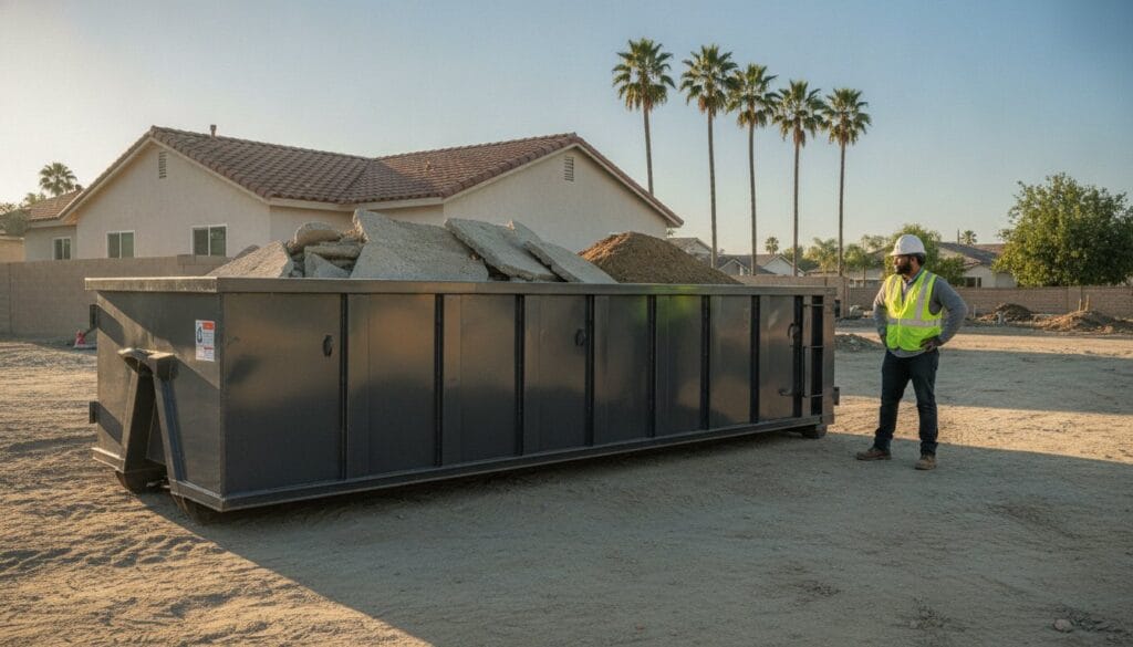 Concrete and Dirt Dumpster Rental in LA: The Complete Heavy Debris Guide