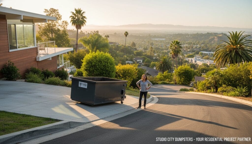 The Complete 10 Yard Dumpster Rental Guide for Studio City (2026)