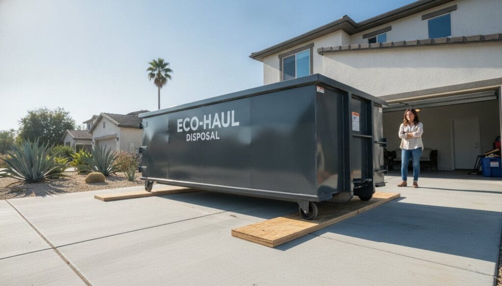 Driveway Protection for Dumpster Rental: The Complete Guide to Preventing Damage
