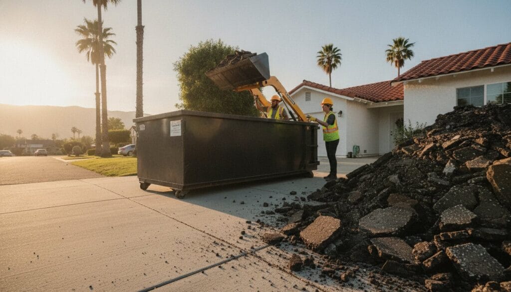 Asphalt Dumpster Rental in San Fernando Valley: Reliable Low Boy Services